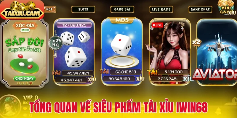 Sức hấp dẫn khi chơi tài xỉu tại nền tảng Iwin68