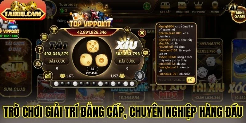 Trò chơi giải trí đẳng cấp, chuyên nghiệp hàng đầu