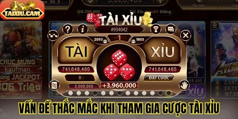 Vấn đề thắc mắc khi tham gia cược tài xỉu