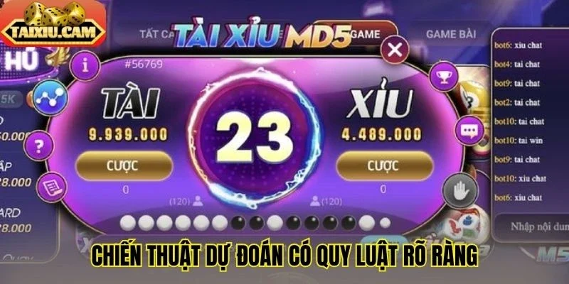 Chiến thuật dự đoán có quy luật rõ ràng