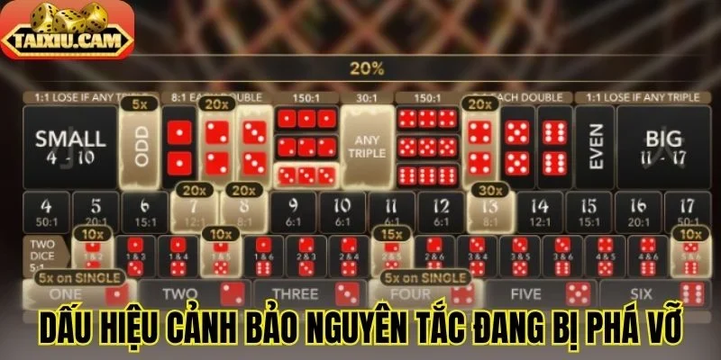 Dấu hiệu cảnh bảo nguyên tắc đang bị phá vỡ 