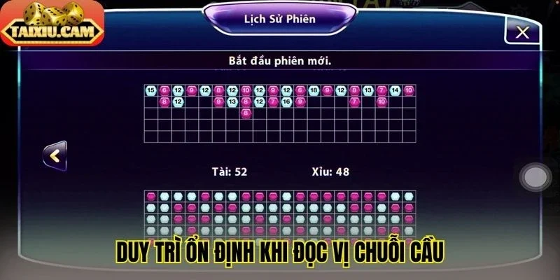 Duy trì ổn định khi đọc vị chuỗi cầu