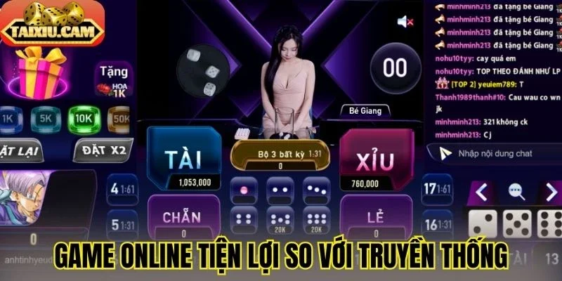 Game online tiện lợi so với hình thức truyền thống