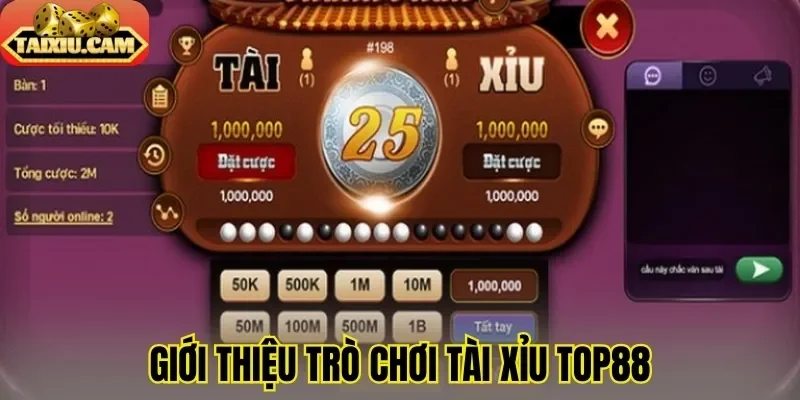 Vài nét sơ lược về trò chơi tài xỉu Top88 hút khách