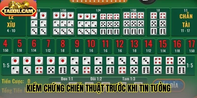 Kiểm chứng chiến thuật trước khi tin tưởng