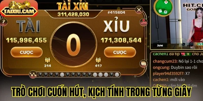Trò chơi cuốn hút, kịch tính trong từng giây
